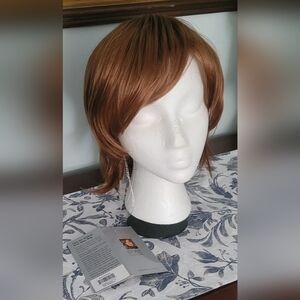 Jacklyn Smith Stylish in Terracotta Wig for Women